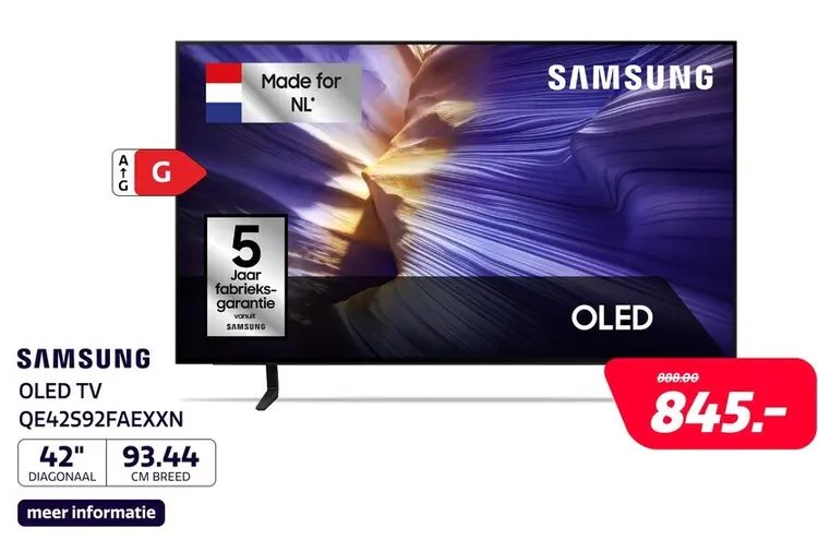 Aanbieding: Samsung 42" OLED S92F (2025)