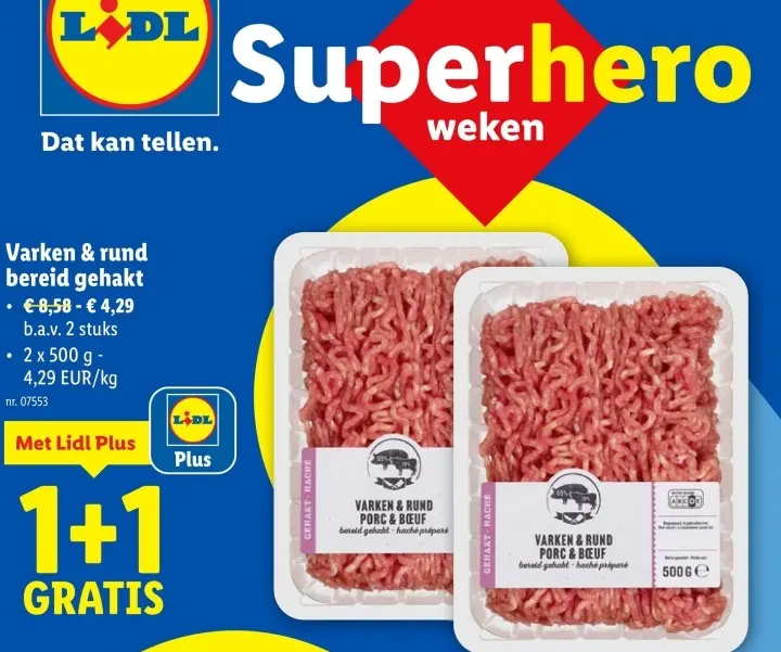 Promotie: Varken & rund bereid gehakt