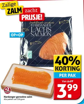Aanbieding: Hardanger gerookte zalm