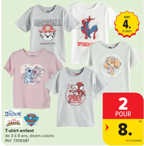 Offre: T-shirt enfant