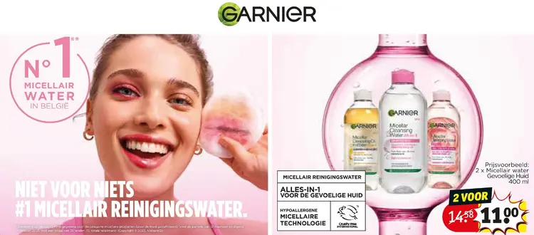 Promotie: Micellair Reinigingswater