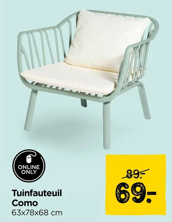 Aanbieding: Tuinfauteuil Como