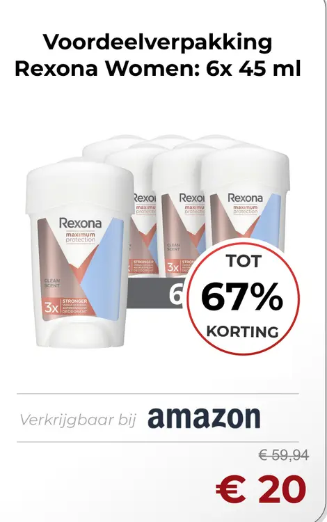 Aanbieding: Rexona Women