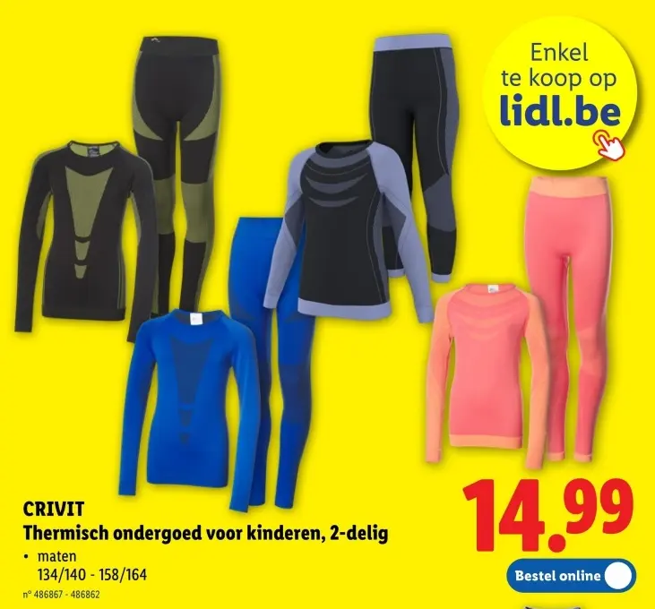 Promotie: Thermisch ondergoed voor kinderen