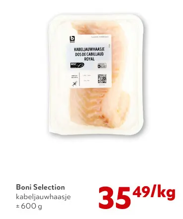 Promotie: Kabeljauwhaasje