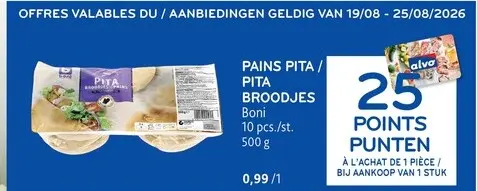 Offre: Pains Pita / Pita Broodjes