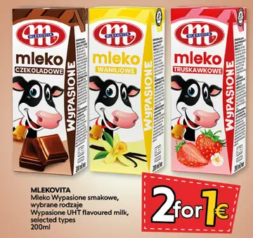 Aanbieding: Mlekovita Wypasioine UHT flavoured milk