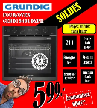 Offre: Four/oven gebd19401dxph