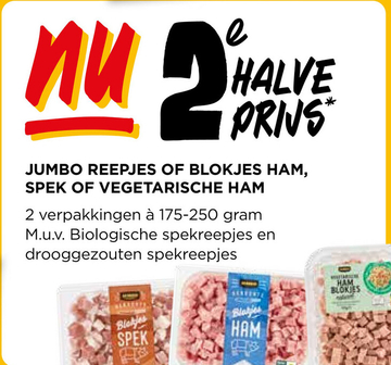 Aanbieding: JUMBO REEPJES OF BLOKJES HAM, SPEK OF VEGETAR