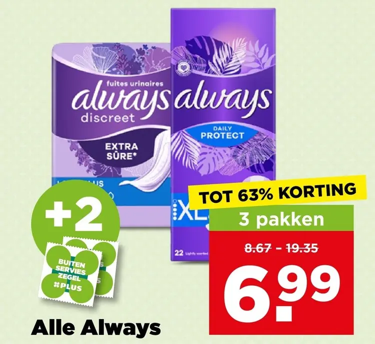 Aanbieding: Always