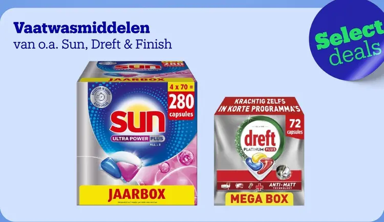 Aanbieding: Vaatwasmiddelen