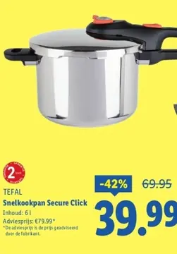 Aanbieding: Snelkookpan Secure Click