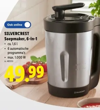 Promotie: Soepmaker, 6-in-1
