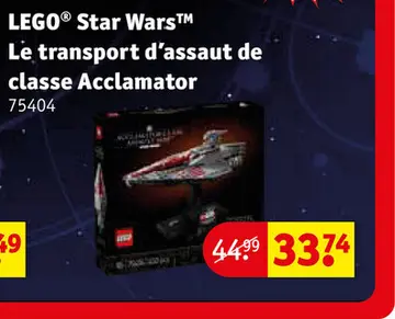 Offre: LEGO® Star Wars™ Le transport d'assaut de classe