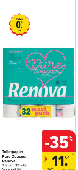 Promotie: Toiletpapier Pure Douceur
