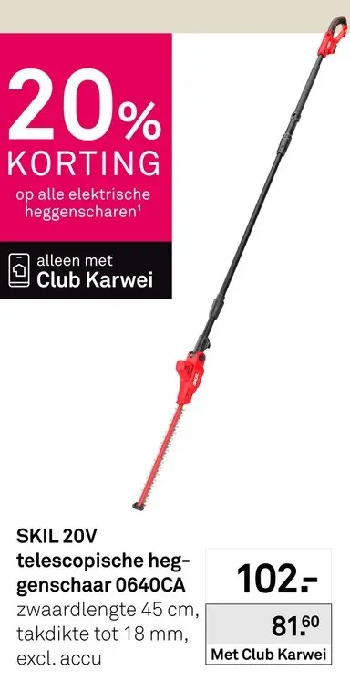 Aanbieding: Telescopische heggenschaar 0640CA