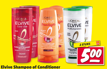 Aanbieding: Elvive Shampoo of Conditioner