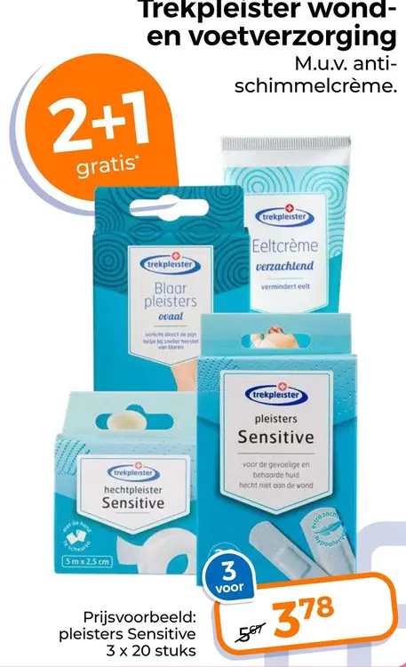 Aanbieding: Trekpleister wond- en voetverzorging