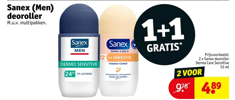 Promotie: Sanex (Men) deoroller