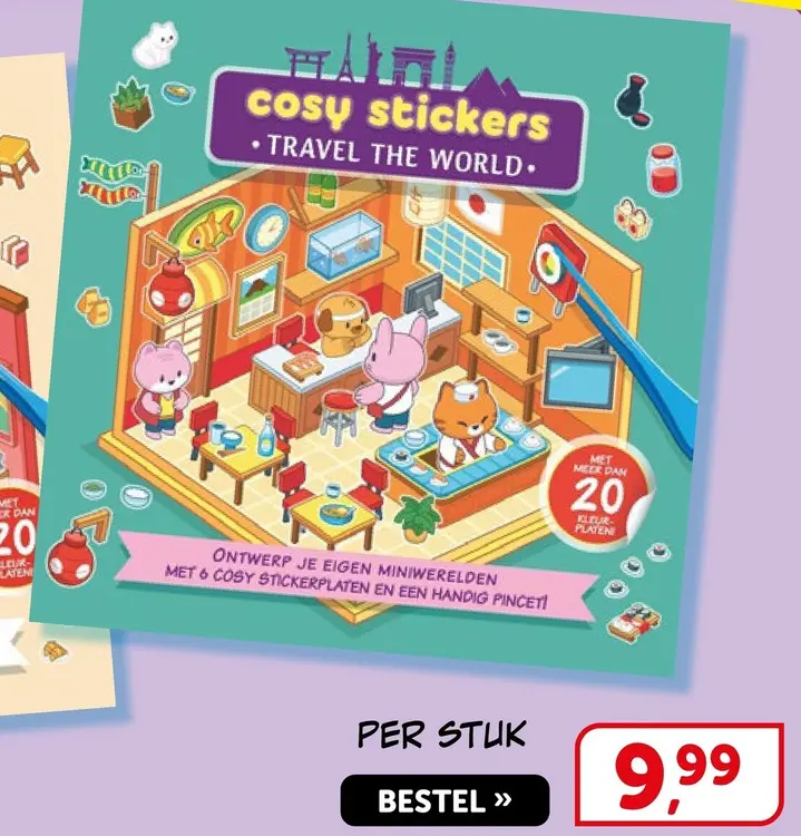 Aanbieding: Cosy stickers - Travel the World