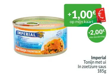 Promotie: Tonijn met ui