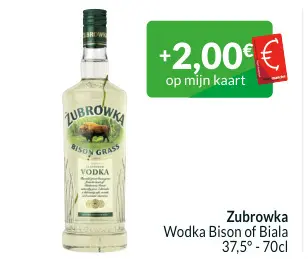 Promotie: Zubrowka Wodka Bison of Biala