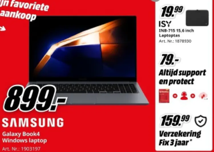 Aanbieding: Galaxy Book4 Windows laptop