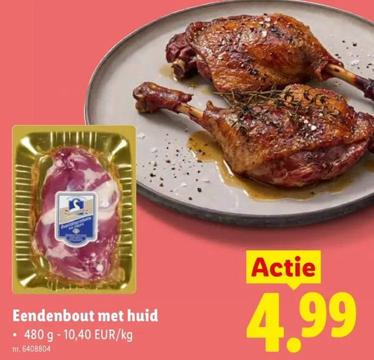 Promotie: Eendenbout met huid