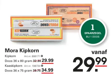 Aanbieding: Mora Kipkorn