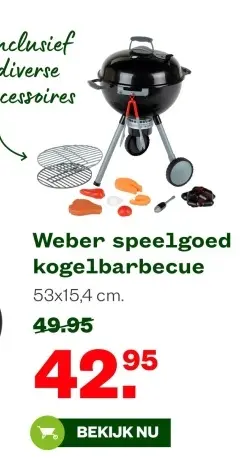 Aanbieding: speelgoed kogelbarbecue