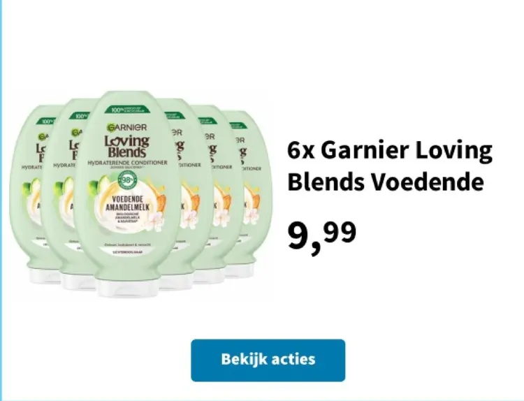 Promotie: Garnier Loving Blends Voedende