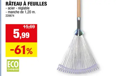 Offre: Râteau à feuilles