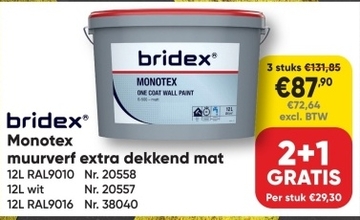 Aanbieding: bridex Monotex
