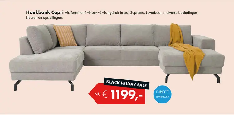 Aanbieding: Capri U-hoekbank