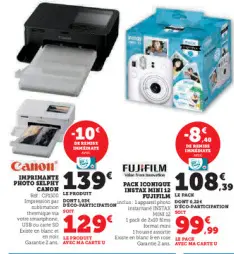 Offre: Imprimante photo selphy