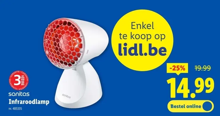 Promotie: Infraroodlamp