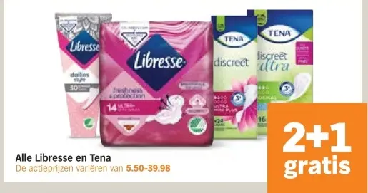 Aanbieding: Libresse en Tena