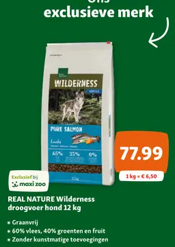 Aanbieding: REAL NATURE Wilderness droogvoer hond