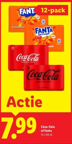 Aanbieding: Coca-Cola of Fanta