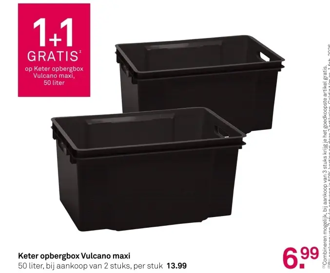 Aanbieding: opbergbox Vulcano maxi
