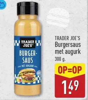 Aanbieding: Burgersaus met augurk