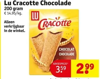 Promotie: Cracotte Chocolade