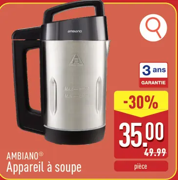 Offre: Appareil à soupe
