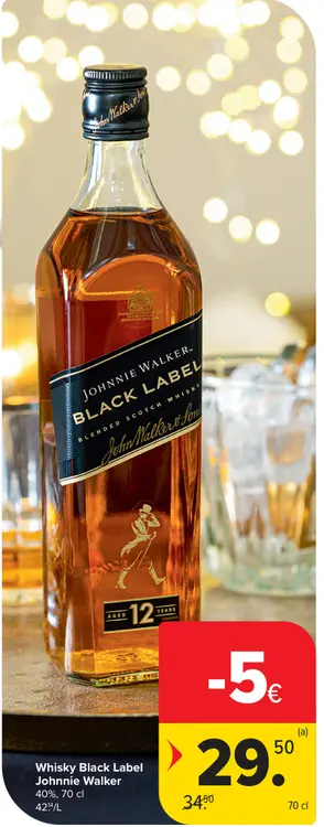 Promotie: Whisky Black Label