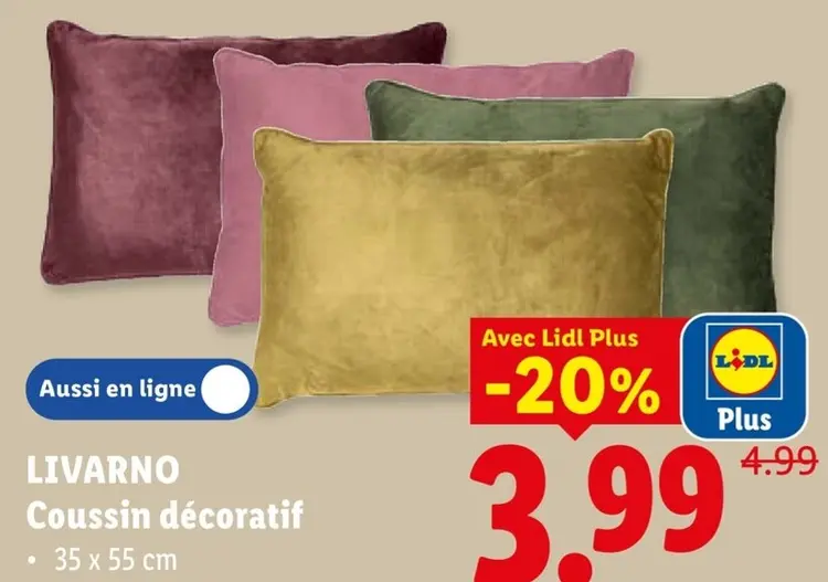 Offre: Coussin décoratif