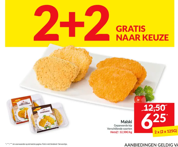 Promotie: Gepaneerde kip