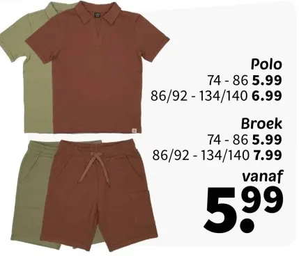 Aanbieding: Polo en Broek