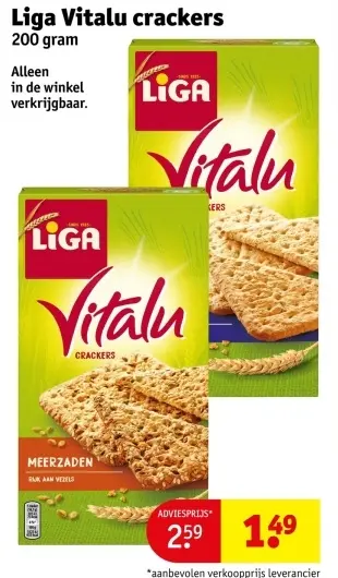 Aanbieding: Vitalu crackers