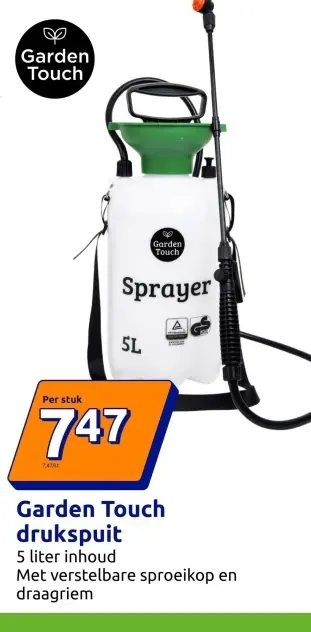 Aanbieding: Garden Touch drukspuit