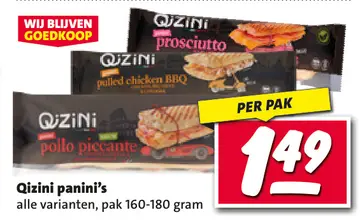 Aanbieding: Qizini panini's